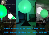 LED緑の白い色の膨脹可能な照明装飾の高貴なサウジ アラビア党でき事の使用
