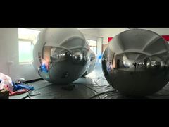 視聴：2m、2.5m、3m シルバーPVCミラーバルーン 天井から吊り下げ ショーケースで使用