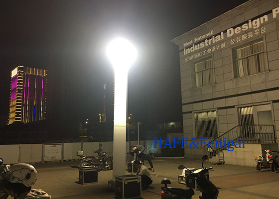 Night Outdoors Portable Inflatable Lighting Tower Emergency System 1200W 60HZ