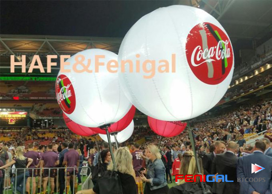 800W Inflatable LED Event Lighting Balloon With Tripod Inflatable Led Lamp