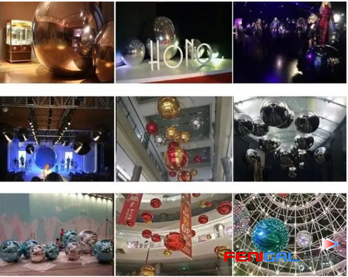 Inflatable Mirror Ball Spheres 15-158 Inch Mirror Ball Balloons For Parties And Shopping Mall Sales