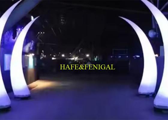 Inflatable LED Advertising Tusk Light With Built in Constantly Inflated Fan