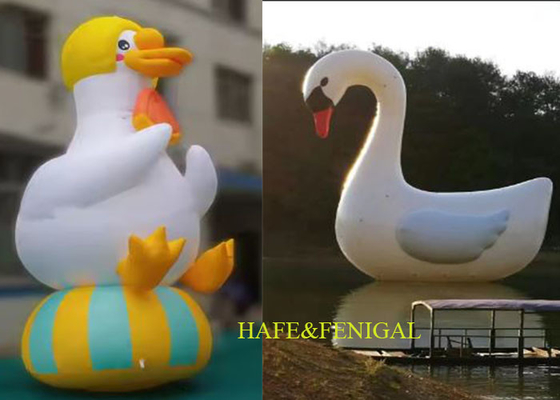 Customized Giant 3m Inflatable Cartoon Goose Balloon For Events Decor Or Advertising
