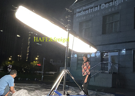 Soft Lightweight Flicker Free Pad LED Bi Color 720W Balloon Light For Film
