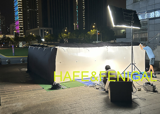 Helium Square Led Bi Color 2700-6500K Balloon Light For Filming And Photography