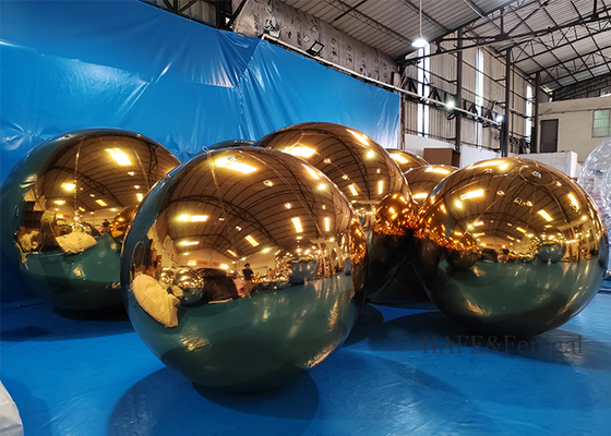 Customizable Festive Atmosphere Decoration Inflatable Mirrored Balloons Can Be Hung