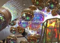 Advertising Silver Inflatable Mirror Balloon Reflective Ball Theme Decoration Use