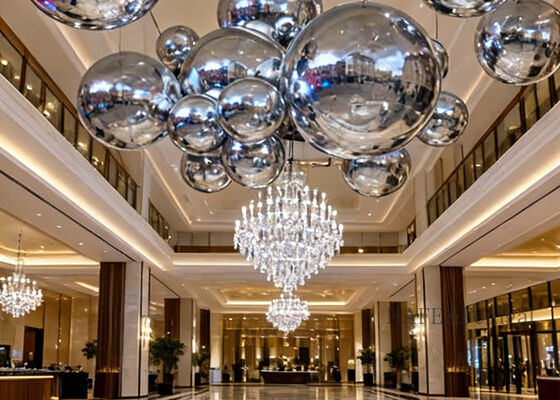 Inflatable Mirror Ball PVC Shiny Space Atmosphere Decoration