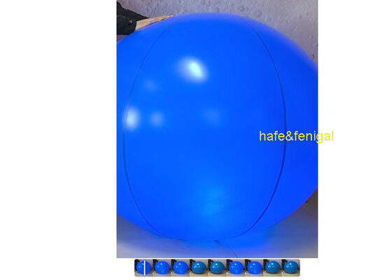 Self-Glow Inflatable Blue LED Balloons Custom Full Printing & Dual-Side Logo Available