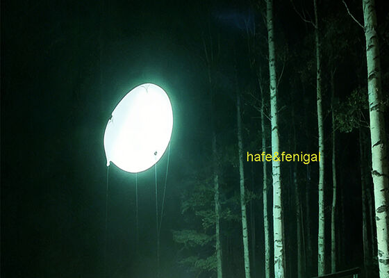 Dia.3.8m Powerful 1.8kw RGBAwWcW LED Film Lighting Balloon For Large-Scale Night Shooting