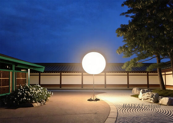 Customized 400W Inflatable LED White Spherical Activity Light Balloon Lamp