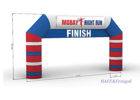 Custom Branding Inflatable Race Arch with Fast Setup and Reusable Design for Marathons and Charity Walks