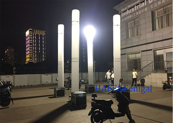 軽量充電式ライトタワーと1150Wメタルハリドランプ 屋外建設およびイベントの迅速な組み立て