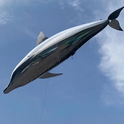 Inflatable Remote Control Air Film Whale And Dolphin Models For Mall Opening Events