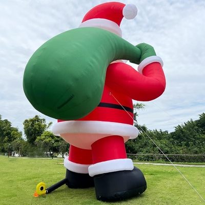 Outdoor Giant 26ft Inflatable Santa Claus Christmas Decorations Yard Lawn Christmas Party