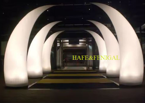Inflatable LED Advertising Tusk Light With Built in Constantly Inflated Fan