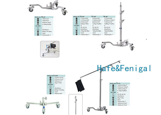 プロフェッショナル TX & TCOBシリーズ ローリングベースライトスタンド