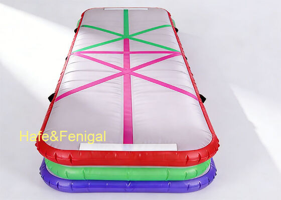 DWF Inflatable Gym Mat – 10cm Thick Professional Air Track for Gymnastics, HIIT & School PE