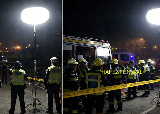 CE認証 400W 安全照明バルーン 三脚付き 産業安全作業用