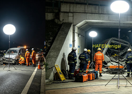 Sun LED600DC AP 600W Balloon Light with 90,000 Lumens and Silent Operation for Emergency Rescue