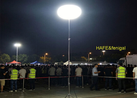 Sun LED1200DAP バルーンライト: 1200W 高出力、180,000ルーメン、緊急救助用DMXコントロール