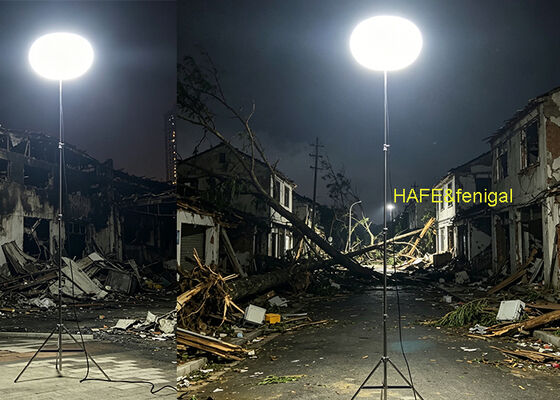 太陽 LED80DC AP バルーンライト - 12000 ルメンと静かな操作の80W LEDポータブル救助ライト