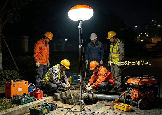 静かな操作 24V/48V DCインプットで電池駆動のLEDバルーンライト