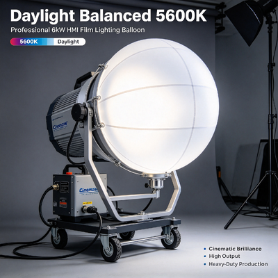 プロ 6kW HMIフィルム照明バルーン 5600K 日光とDMX制御
