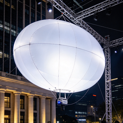 4.8kW 調光可能 エリプティカルフィルム ライティング バルーン LEDバルーンライト 建築照明用