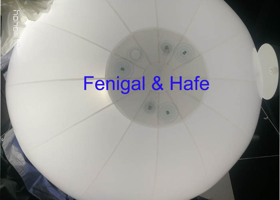 Floating 20m 2000W Halogen Lamp 2.3m Helium Balloon Lights