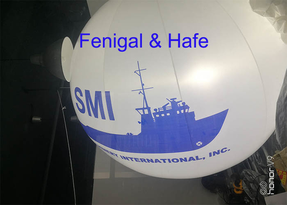Floating 20m 2000W Halogen Lamp 2.3m Helium Balloon Lights